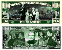 USA - FANTASY NOTE - THE  MUNSTERS - UNC - Andere & Zonder Classificatie