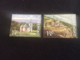 2023 Pofis 788/789 Oblitéré  SK Arménie Monastère De Tatev Et église Saint Georges De Nitrianska Blatnica - Used Stamps