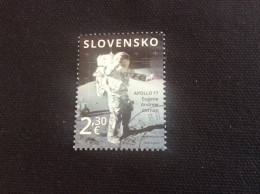 2022 Pofis 782 Yvert 867 Oblitéré Mission Sur La Lune Apollo 17 Astronaute Slovaque Eugèn Cernan - Used Stamps