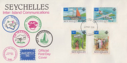Enveloppe  FDC  1er  Jour     SEYCHELLES      AMERIPEX   1986 - Seychellen (1976-...)