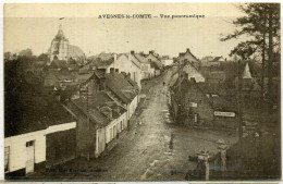 Cpa  Avesnes Le Comte (62)  Vue Générale Du Village - Avesnes Le Comte