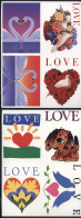UX279 Postal Cards 2 Sheetlets Of Four LOVE SWANS 1997 Cat.$32.00 - 1981-00