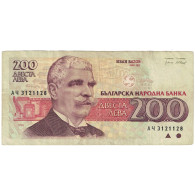 Billet, Bulgarie, 200 Leva, 1992, KM:103a, TB - Bulgarie