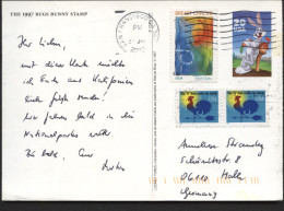 UX281 Postal Card BUGS BUNNY Used San Francisco CA To Germany 2000 - 1981-00