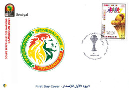 Algeria FDC 1888 Coupe D'Afrique Des Nations Football 2021 Africa Cup Of Nations Soccer CAF Sénégal Senegal - Copa Africana De Naciones