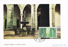 50281. Tarjeta Maxima JEREZ De La FRONTERA (Cadiz) 1966.  Cartuja De JEREZ - Tarjetas Máxima