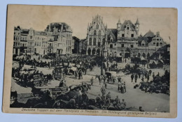 @J@  -  MECHELEN   -  Deutsche Truppen Auf Dem Marktplatz In Mechelen  -  Zie / Voir Scan's - Mechelen