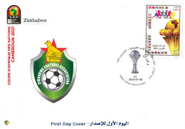 Algeria FDC 1888 Coupe D'Afrique Des Nations Football 2021 Africa Cup Of Nations Soccer CAF Zimbabwe - Africa Cup Of Nations