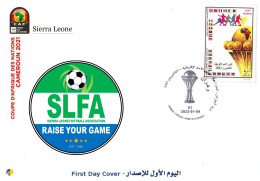 Algeria FDC 1888 Coupe D'Afrique Des Nations Football 2021 Africa Cup Of Nations Soccer CAF Sierra Leone - Coupe D'Afrique Des Nations