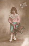 ENFANT - Portrait - Enfant - Fillette Aux Chaussures Blanches - Carte Postale Ancienne - Portretten