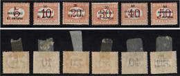 Trento E Trieste 1919 - Segnatasse Serietta 6 Valori - Linguellati, Ottimo Stato - MH* - Trente & Trieste