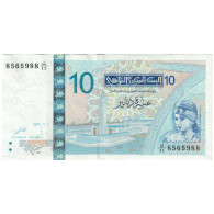 Billet, Tunisie, 10 Dinars, KM:90, SUP - Tunesien