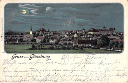 Günzburg - Mondscheinpanorama Gel.1904 - Guenzburg