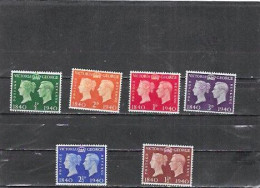GRAN BRETAÑA Nº  227 AL 232 - Unused Stamps