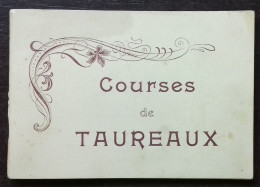 SPAIN - Courses De Taureaux - Booklet With 32 Pages And Two Ticket From 1910 / Dimension Cca 16x11 Cm / 21 Images - Colecciones Y Lotes