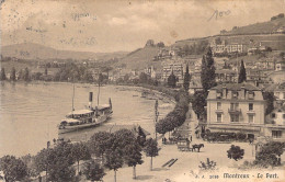 SUISSE - MONTREUX - Le Port - Carte Postale Ancienne - Port