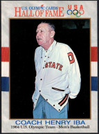 UNITED STATES 1991 - U.S. OLYMPIC CARDS HALL OF FAME # 61 OLYMPIC GAMES TOKYO '64 MEN'S BASKETBALL TEAM - COACH IBA - G - Autres & Non Classés