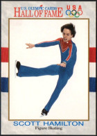 UNITED STATES 1991 - U.S. OLYMPIC CARDS HALL OF FAME # 46 1984 OLYMPIC WINTER GAMES FIGURE SKATING - SCOTT HAMILTON - G - Other & Unclassified