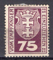 N0249 - DANTZIG TAXE Yv N°5 * - Postage Due