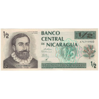 Billet, Nicaragua, 1/2 Cordoba, Undated (1990), KM:172, NEUF - Nicaragua