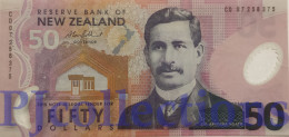 NEW ZEALAND 50 DOLLARS 2007 PICK 188b POLYMER AXF - New Zealand