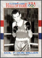 UNITED STATES 1991 - U.S. OLYMPIC CARDS HALL OF FAME # 73 - 1956 OLYMPIC GAMES - BOXING - COLONEL F. DON MILLER - G - Other & Unclassified