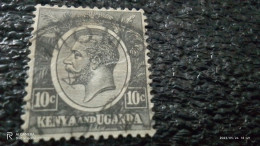 KENYA-UGANDA-1927   10C    USED - Kenya & Oeganda