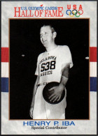 UNITED STATES 1991 - U.S. OLYMPIC CARDS HALL OF FAME # 74 - 1964 / 1968 / 1972 OLYMPIC GAMES  BASKETBALL - HENRY IBA - G - Altri & Non Classificati