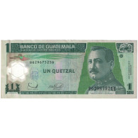 Billet, Guatemala, 1 Quetzal, 2006, 2006-12-20, KM:109, TB+ - Guatemala