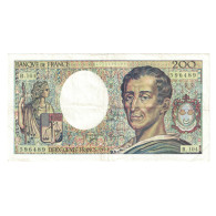 France, 200 Francs, Montesquieu, 1992, R.104596489, TTB, Fayette:70.12c, KM:155b - 200 F 1981-1994 ''Montesquieu''