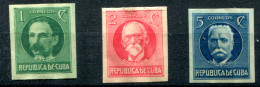 Cuba  (république)                 175/176 ** - 179 ** - Nuevos