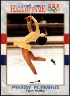 UNITED STATES 1991 - U.S. OLYMPIC CARDS HALL OF FAME # 16 - 1968 OLYMPIC WINTER GAMES FIGURE SKATING - PEGGY FLEMING - G - Other & Unclassified