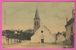 D94 - VILLECRESNES - L'ÉGLISE - Carte Colorisée  - Villecresnes