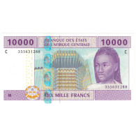 Billet, États De L'Afrique Centrale, 10,000 Francs, 2002, KM:110T, SUP+ - Gabun