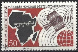 Chad 1971 - Mi 385 - YT 237 ( 3rd World Telecommunication Day - Satellite ) - Tchad (1960-...)