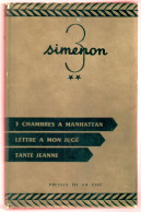 Collection : Trio. Tome 2. Voir Titres Sur Scan (G. Simenon) 1956 - Autores Belgas