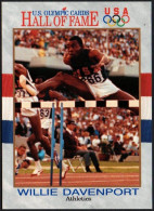 UNITED STATES 1991 - U.S. OLYMPIC CARDS HALL OF FAME # 83 - WILLIE DAVENPORT - 110 M. HURDLES - OLYMPIC WINNER 1968 - G - Andere & Zonder Classificatie