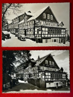 AK Nordenau Hochsauerland 2 AK Hotel Gnacke 1955, 1957 Stempel Schmallenberg - Warstein