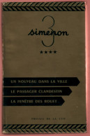 Collection : Trio. Tome 4. Voir Titres Sur Scan (G. Simenon) 1957 - Autori Belgi