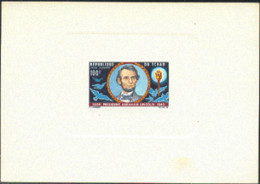 CHAD(1965) Lincoln. Deluxe Sheet. Scott No C22, Yvert No PA25. - Tchad (1960-...)