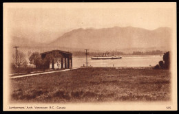 CANADA(1930) Lumbermans' Arch. 2 Cent Postal Card With Sepia Illustration. Vancouver, B.C. - 1903-1954 Reyes
