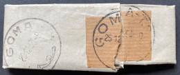 1953  TELEGRAMME De COSTERMANVILLE Type 2T Vert/gris Fermé Avec KRAFT Oblitéré Dateur De GOMA TSF TTB - Telegramas