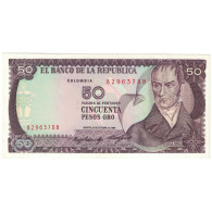 Billet, Colombie, 50 Pesos Oro, 1984-1986, 1984-10-12, KM:425a, SUP - Kolumbien