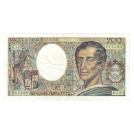 France, 200 Francs, Montesquieu, 1992, K.127811439, SUP, Fayette:70.12c, KM:155b - 200 F 1981-1994 ''Montesquieu''