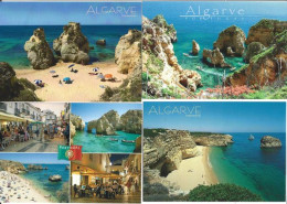 Beautiful Algarve.  4 Postcards (unused)  Only 2,50 Euro - Colecciones Y Lotes