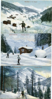 SUISSE - PAYSAGES D' HIVER - BEAU LOT De 3 CPA - - Au