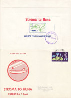 STROMA TO HUNA 1964 EUROPA  MS  FDC - 1964