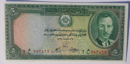 Afghanistan 5 Afghanis 1939 P22 UNC - Afghanistan