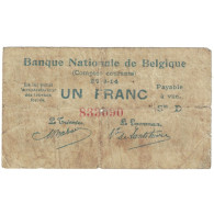 Billet, Belgique, 1 Franc, 1914, 1914-08-27, KM:81, TB - 1-2 Frank