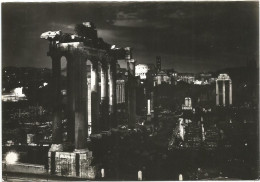 L3998 Roma - Foro Romano - Panorama Notturno Notte Nuit Night Nacht Noche / Viaggiata 1966 - Mehransichten, Panoramakarten